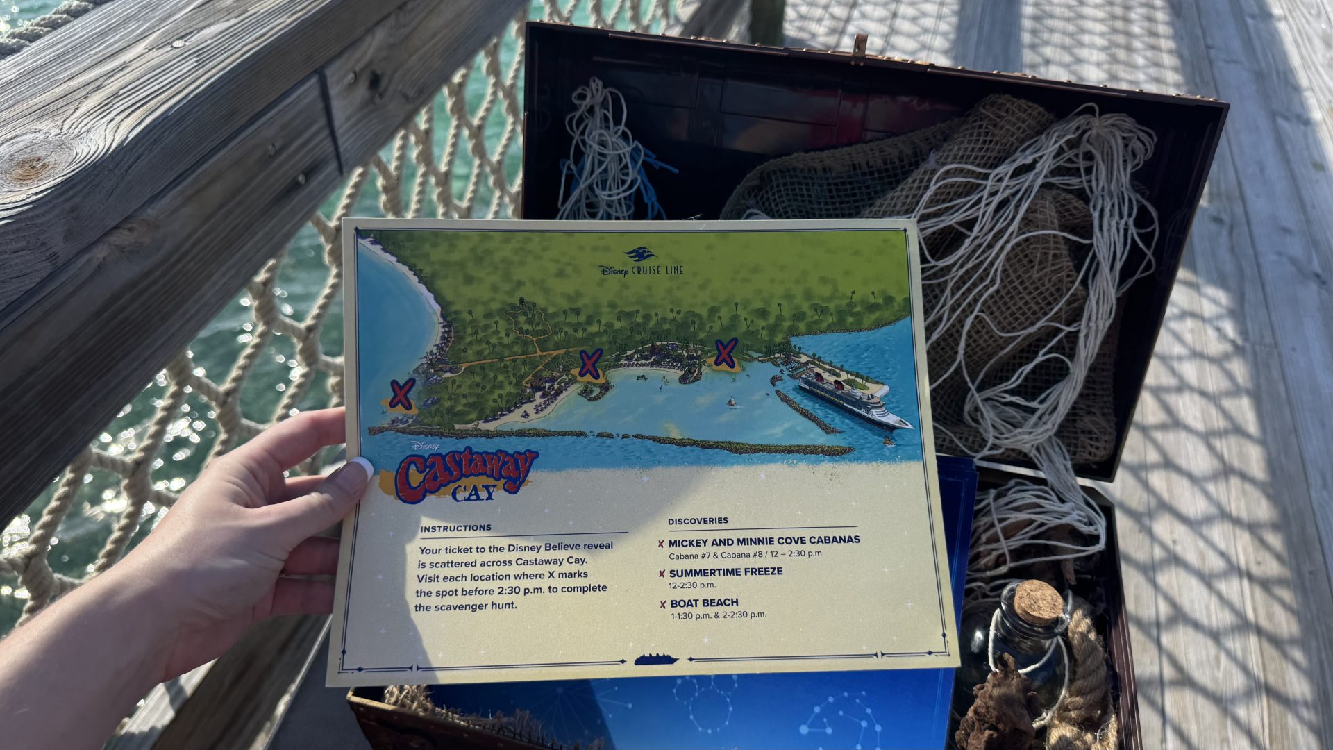 Castaway Cay Treasure Map