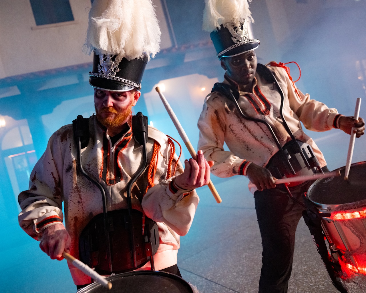 Halloween drummers at Disney Springs.