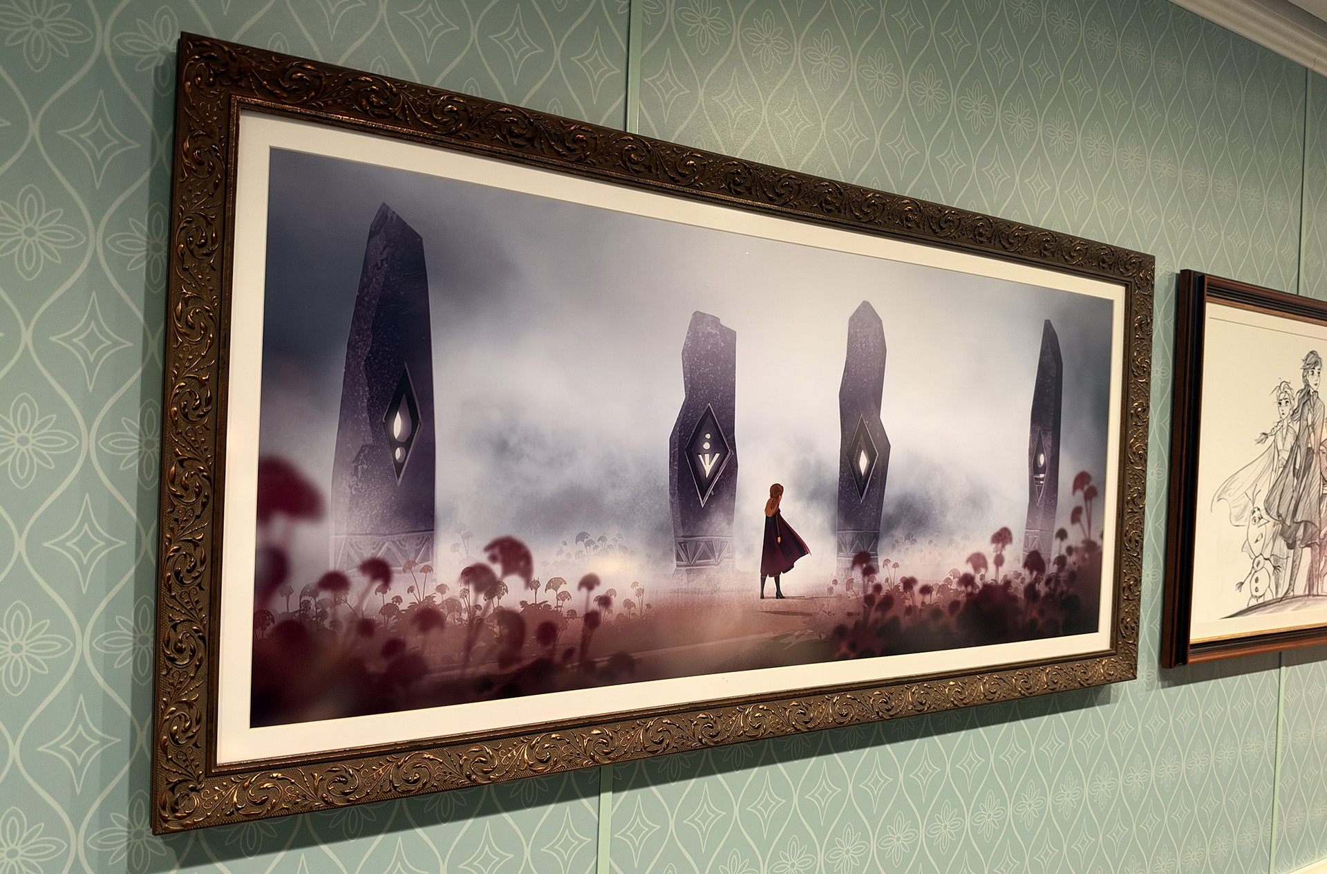 Frozen Stone Image Clue for Disney Believe Scavenger Hunt on Disney Wish