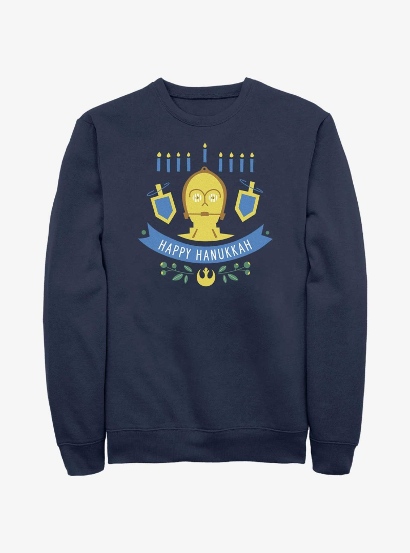 Happy Hanukkah C-3PO Sweatshirt