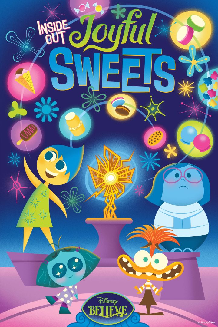Inside Out Joyful Sweets Poster