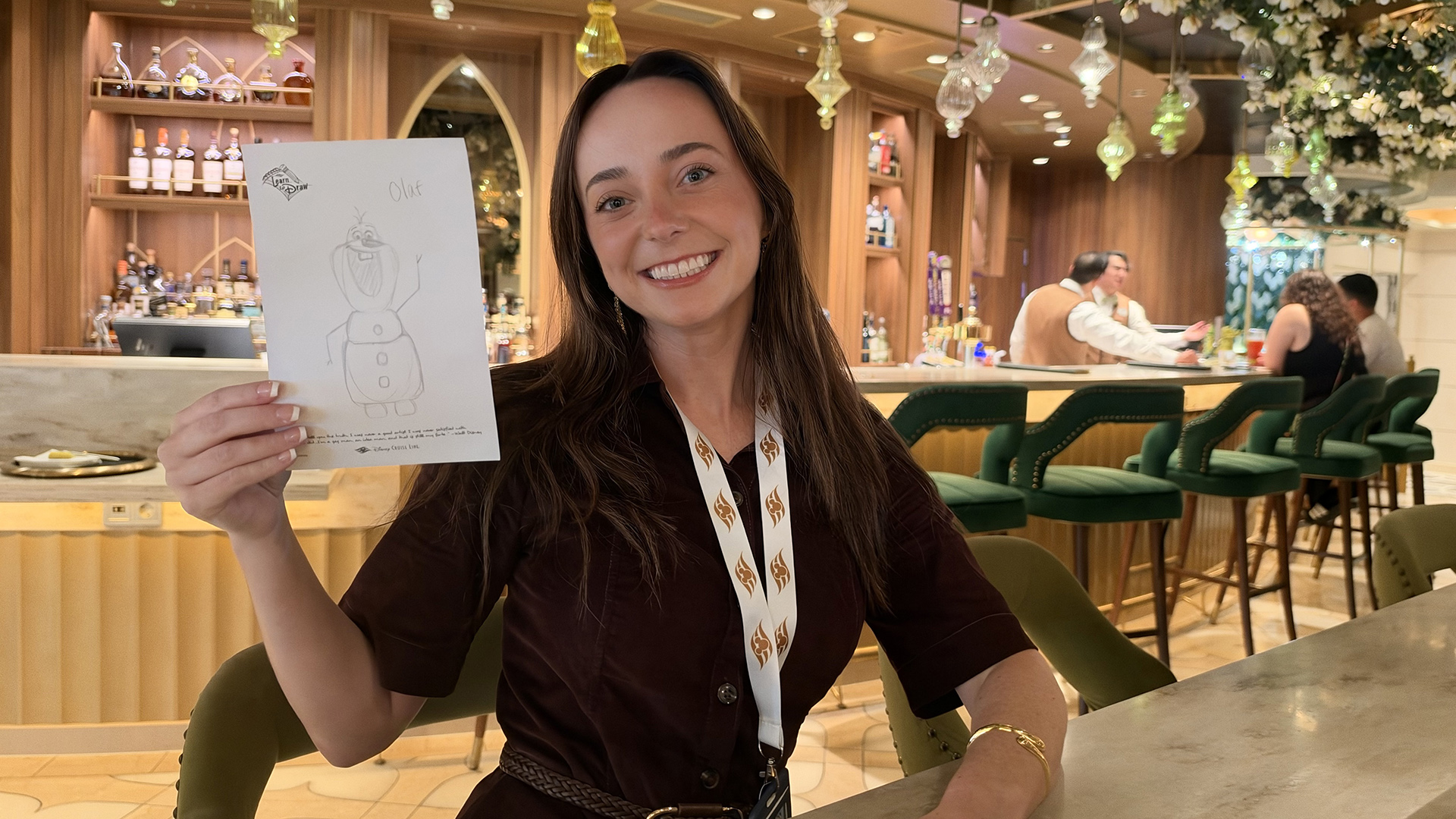 Laura does Learn to Draw Olaf for Disney Believe Scavenger Hunt