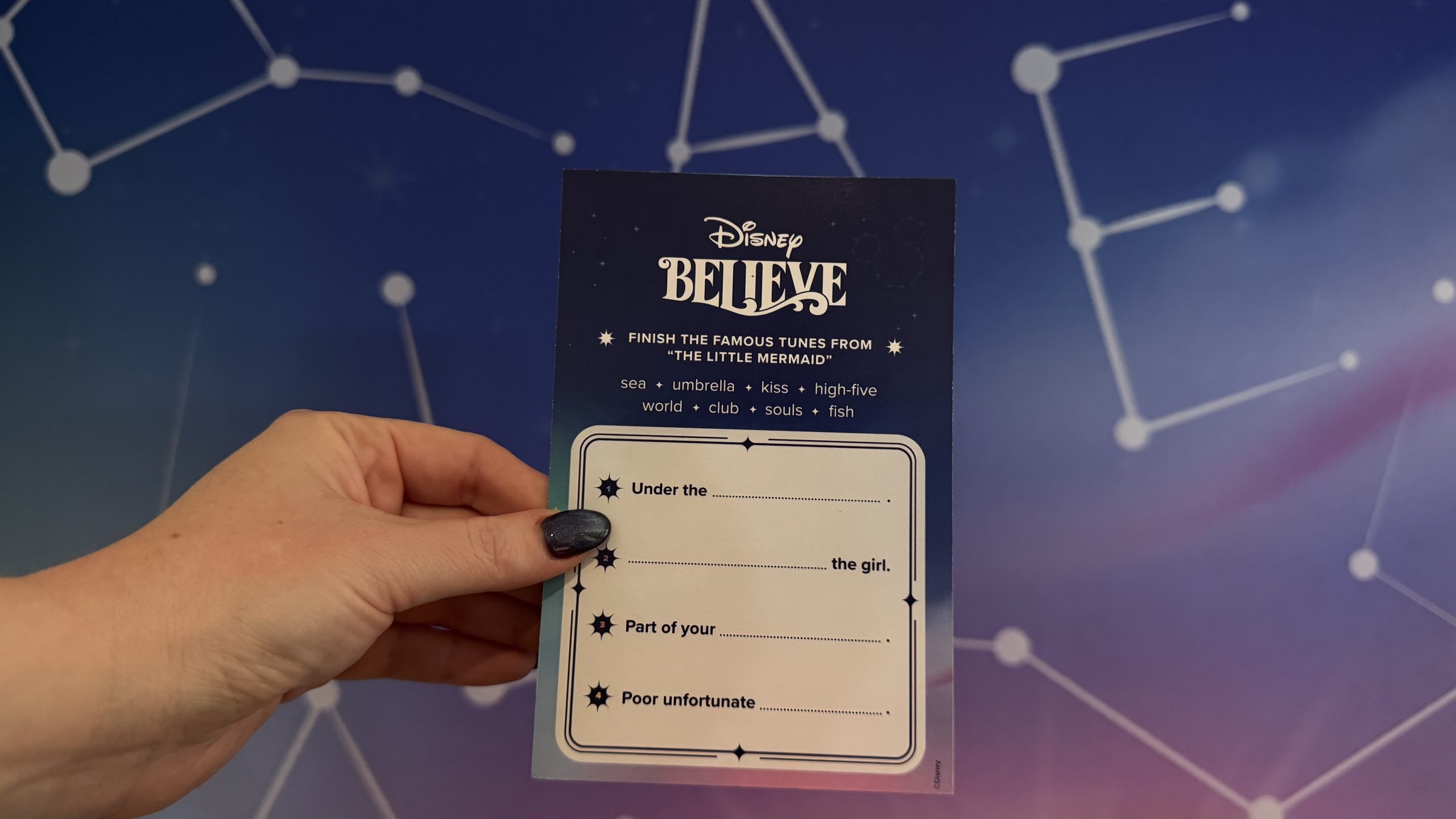 Disney Believe Finish the Famous Tunes from The Little Mermaid