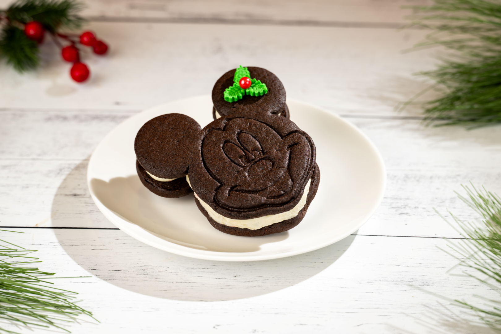 Mickey Mouse Chocolate Peppermint Sandwich
