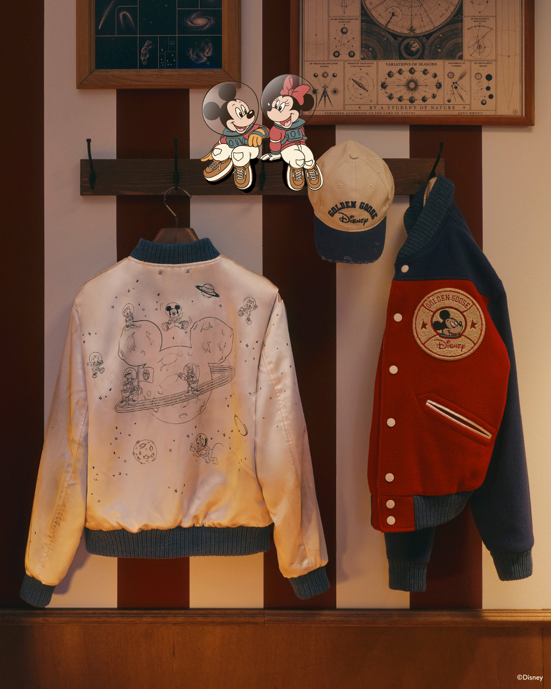 Mickey and Friends Golden Goose Jacket