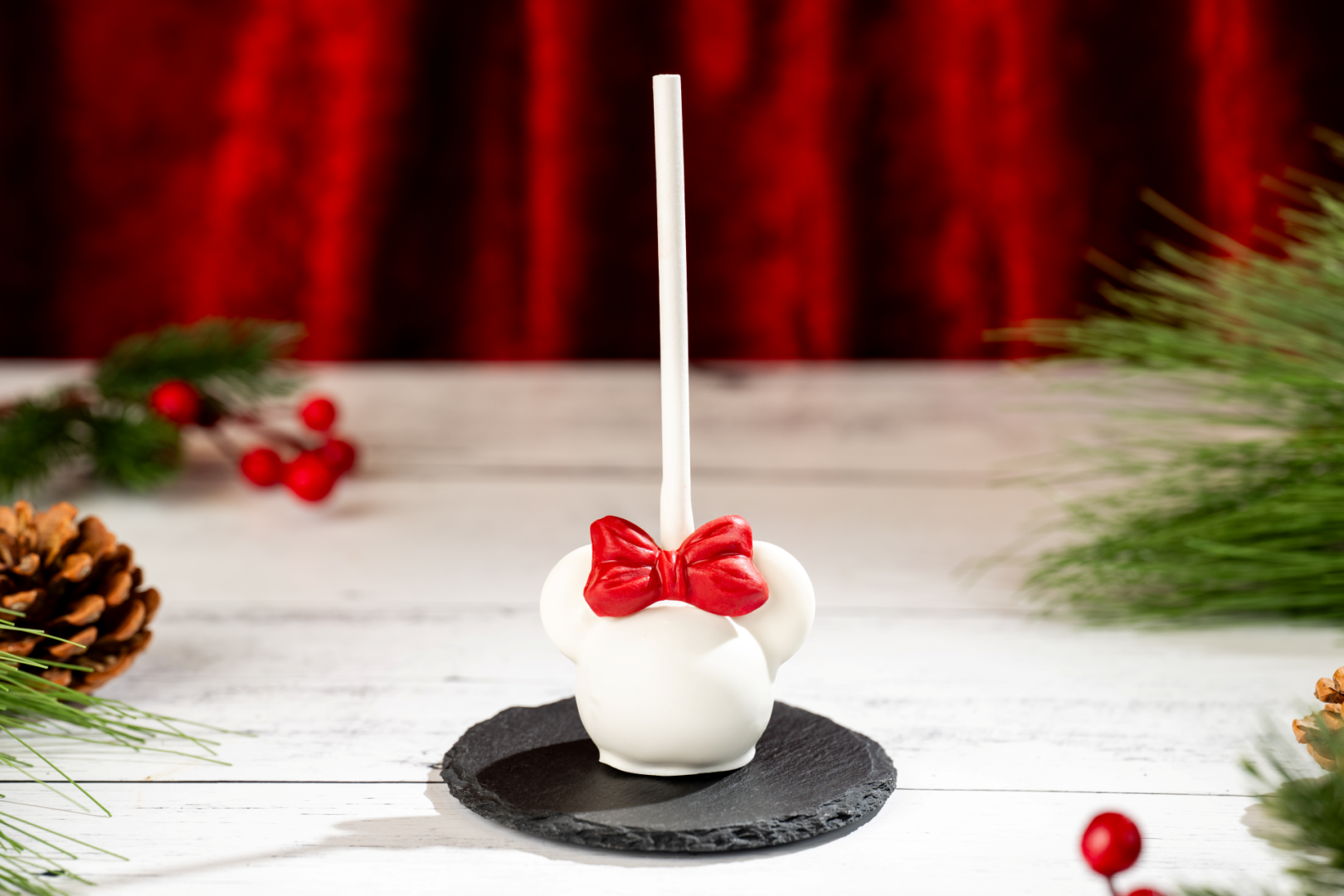 Minnie Mouse Funfetti Cake Pop