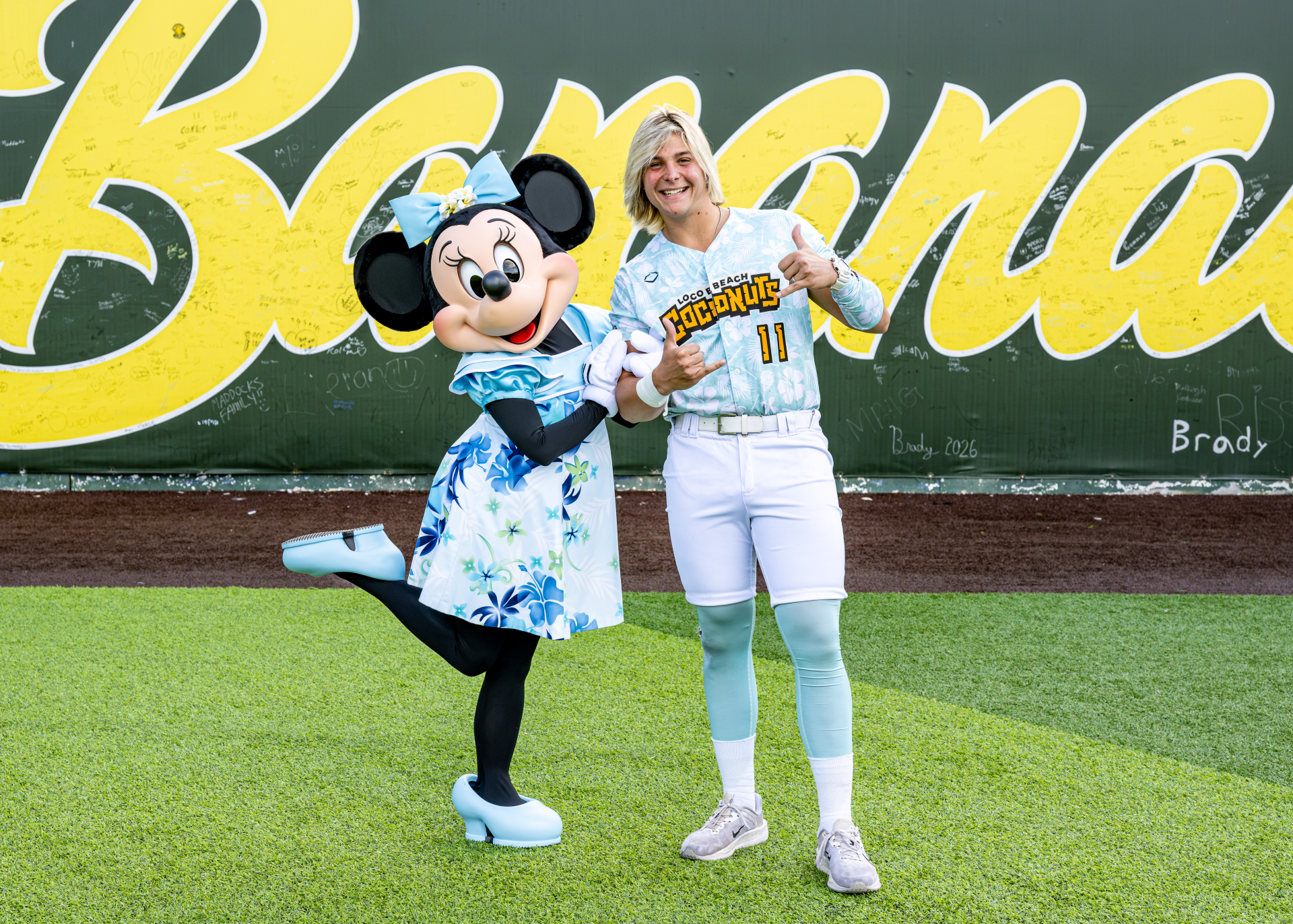 Minnie Mouse and Loco Beach Coconuts