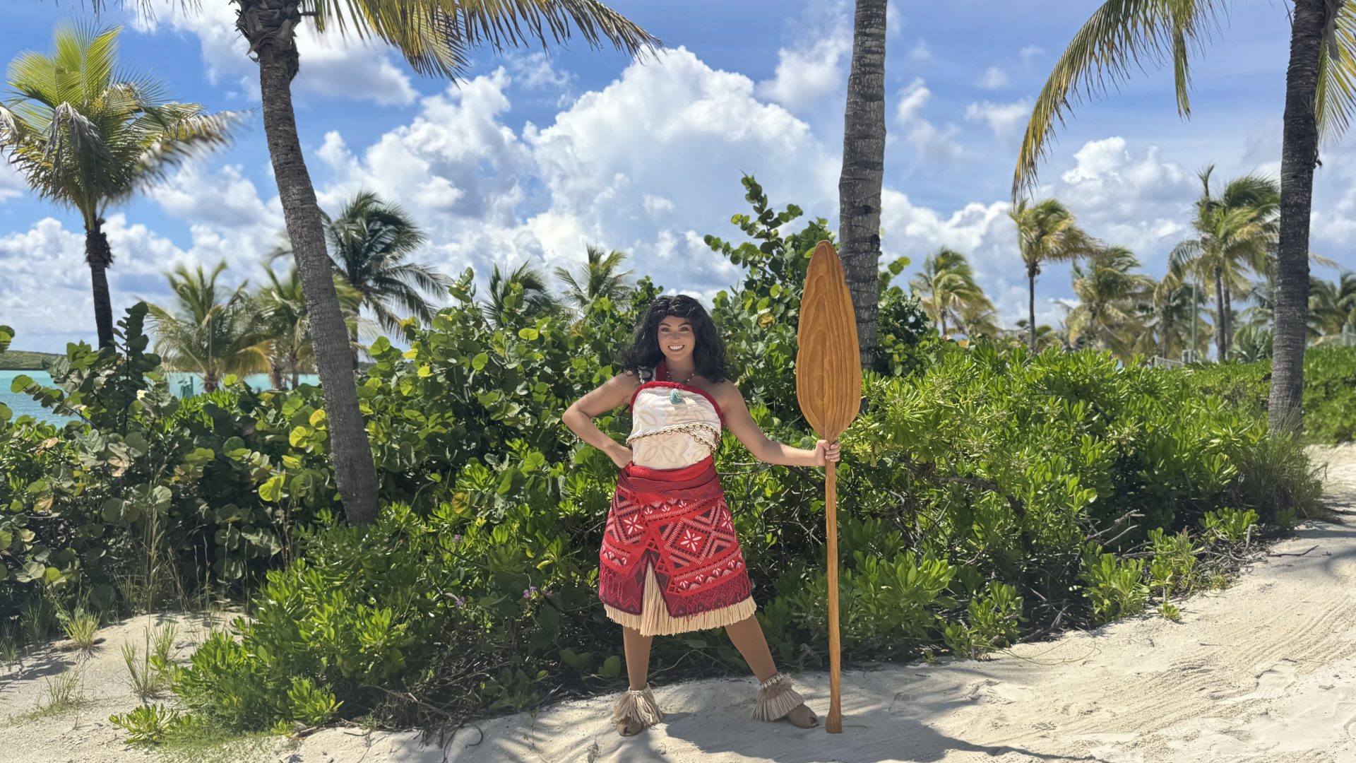 Moana on Disney Castaway Cay