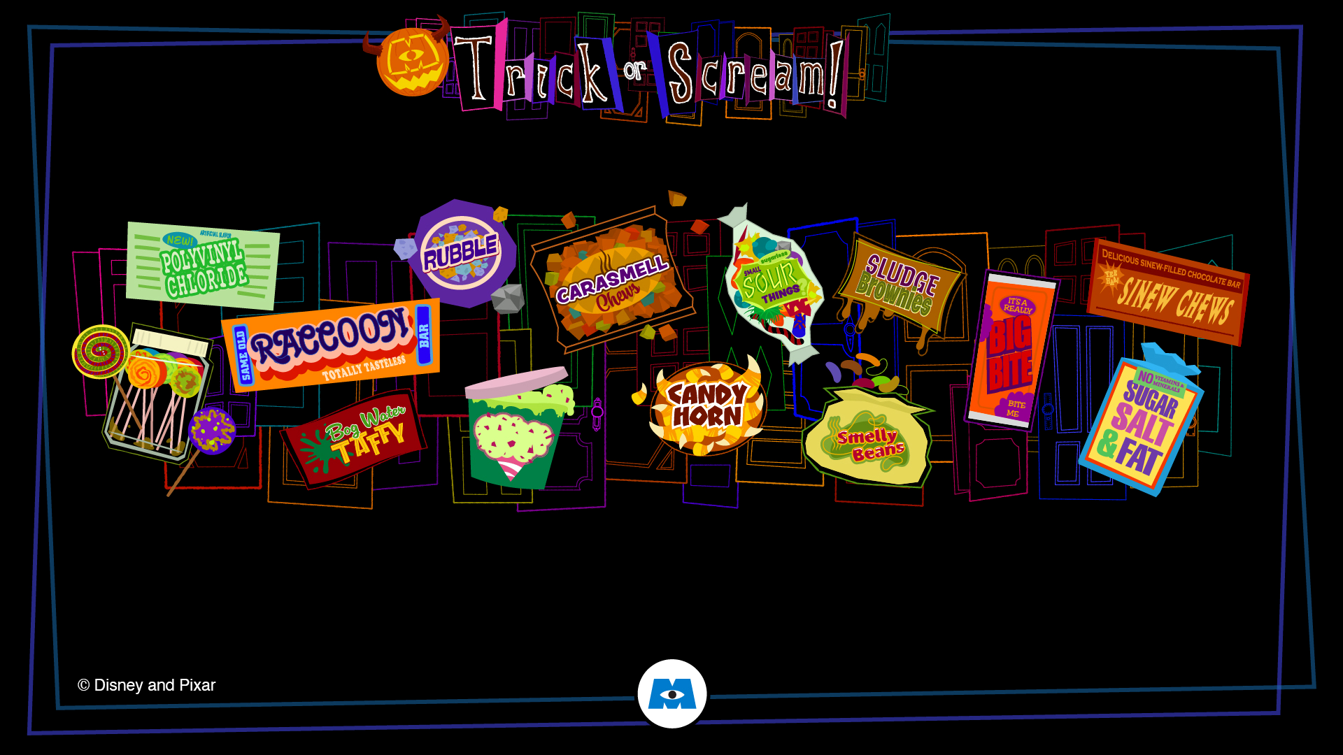 Monsters, Inc. Pixar Place Hotel Wallpapers