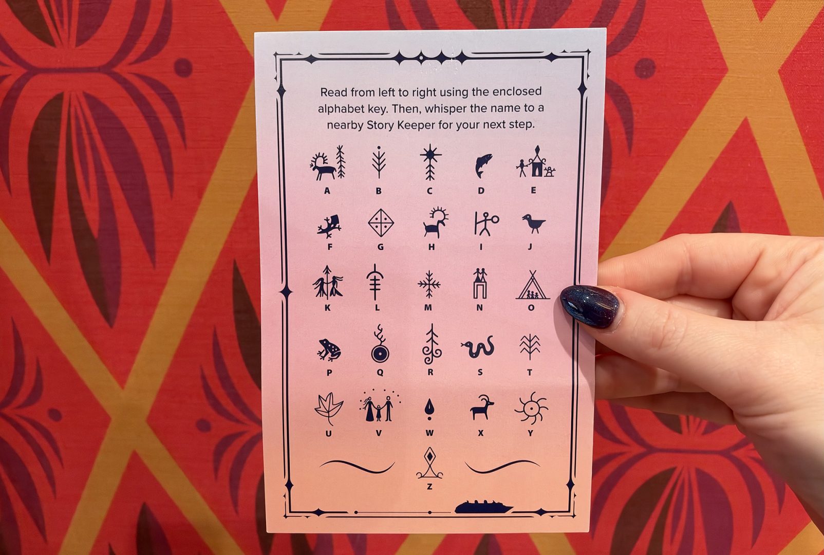Oaken Clue for Disney Believe Scavenger Hunt