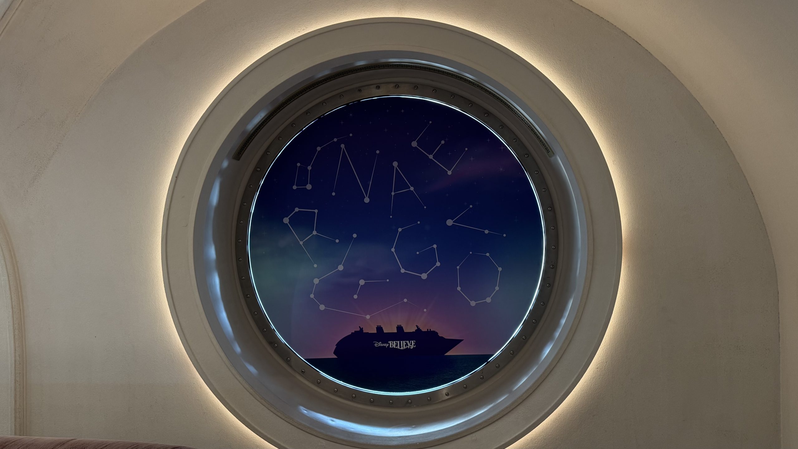 Disney Believe Scavenger Hunt Orange Porthole