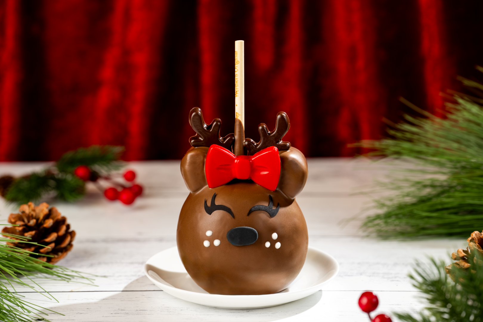 Reindeer Caramel Apple