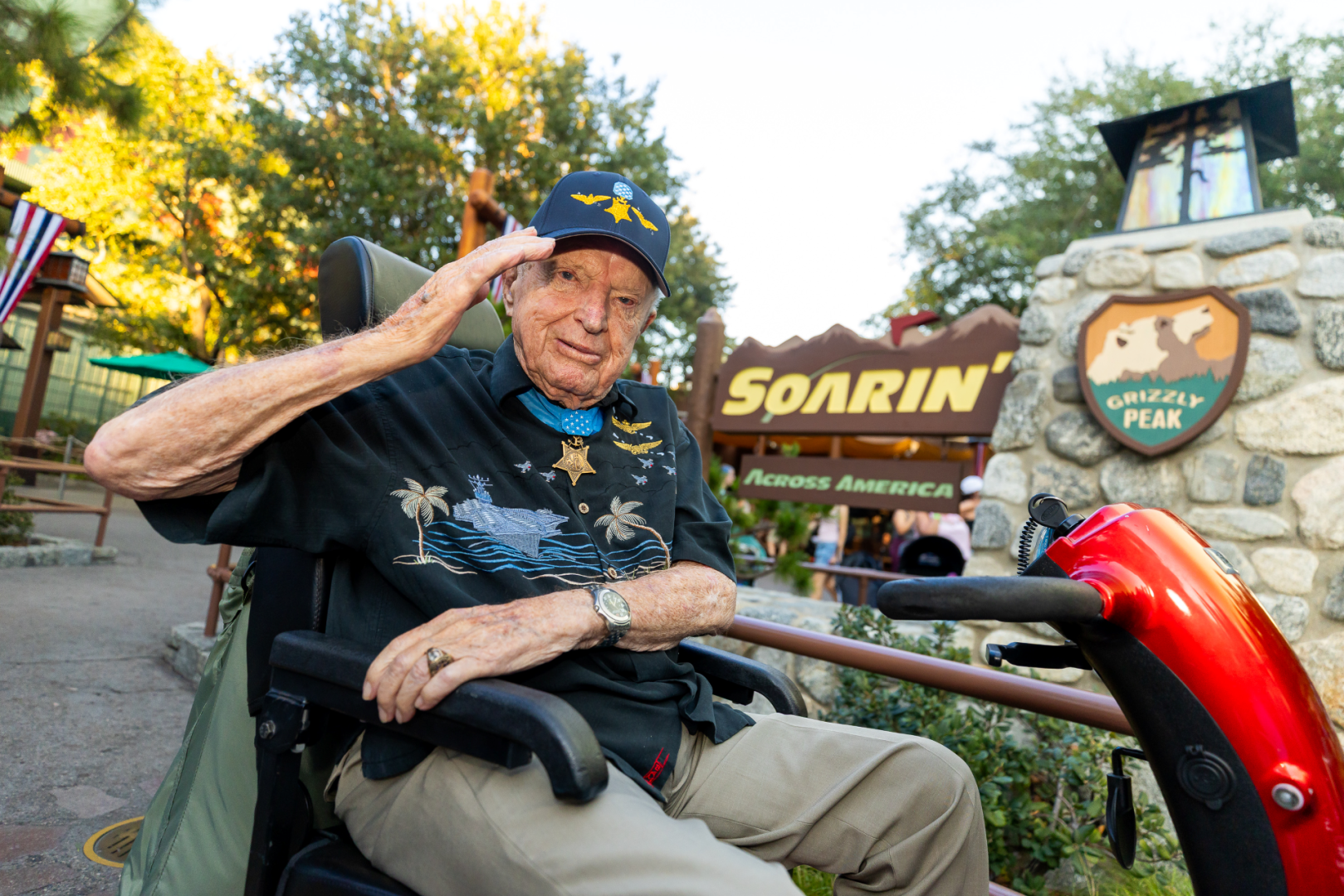 Soarin' - Medal of Honor Recipient at Disneyland
