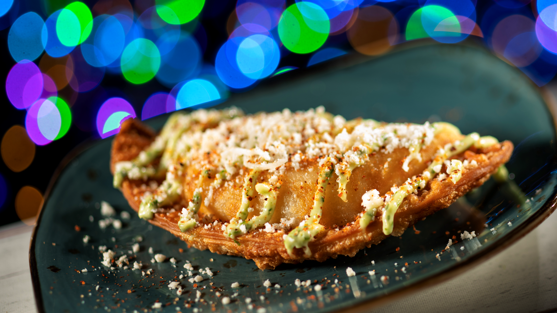 Sweet Corn Chicken Empanada