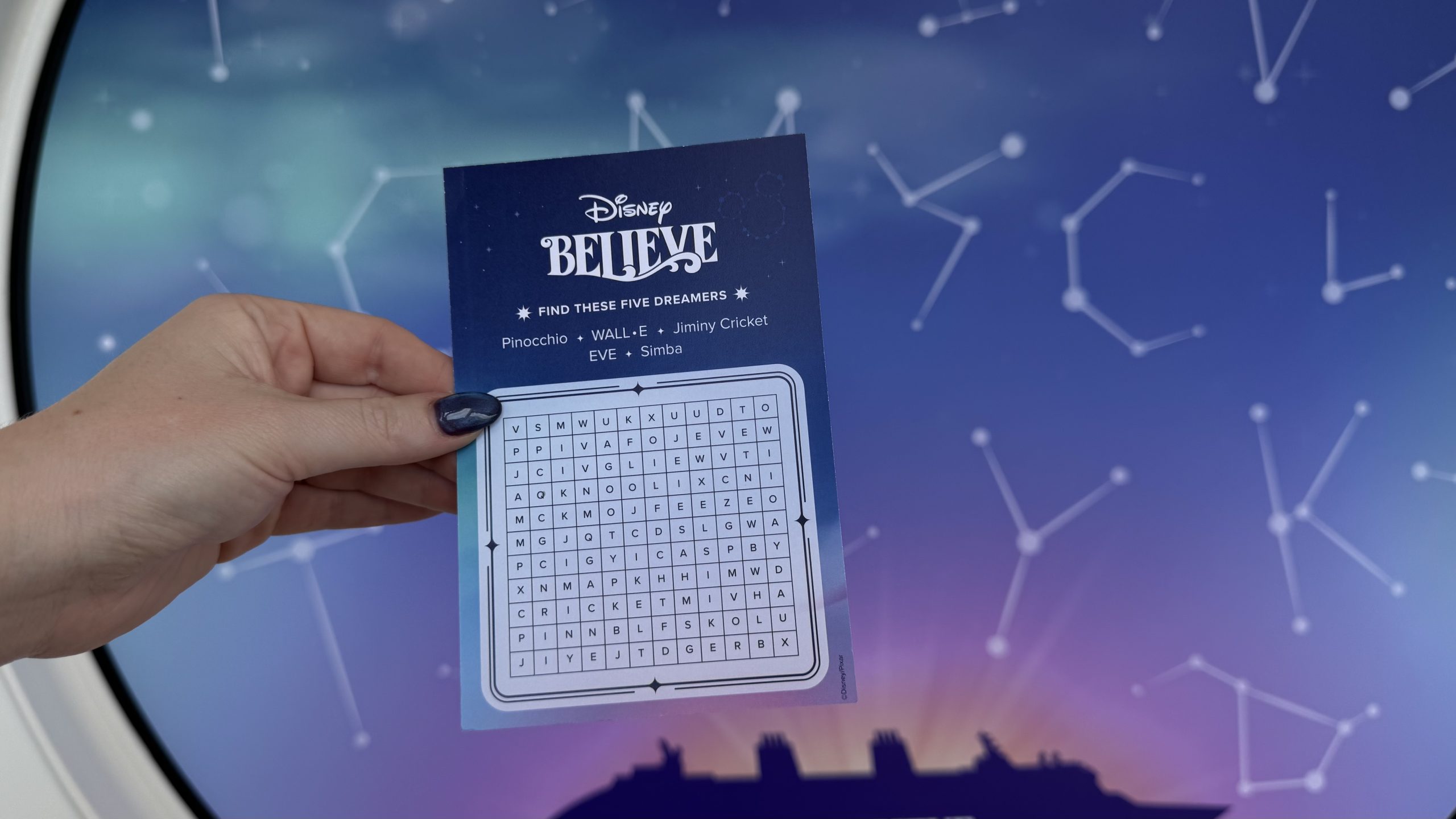 Disney Believe Scavenger Hunt, find these five dreamers