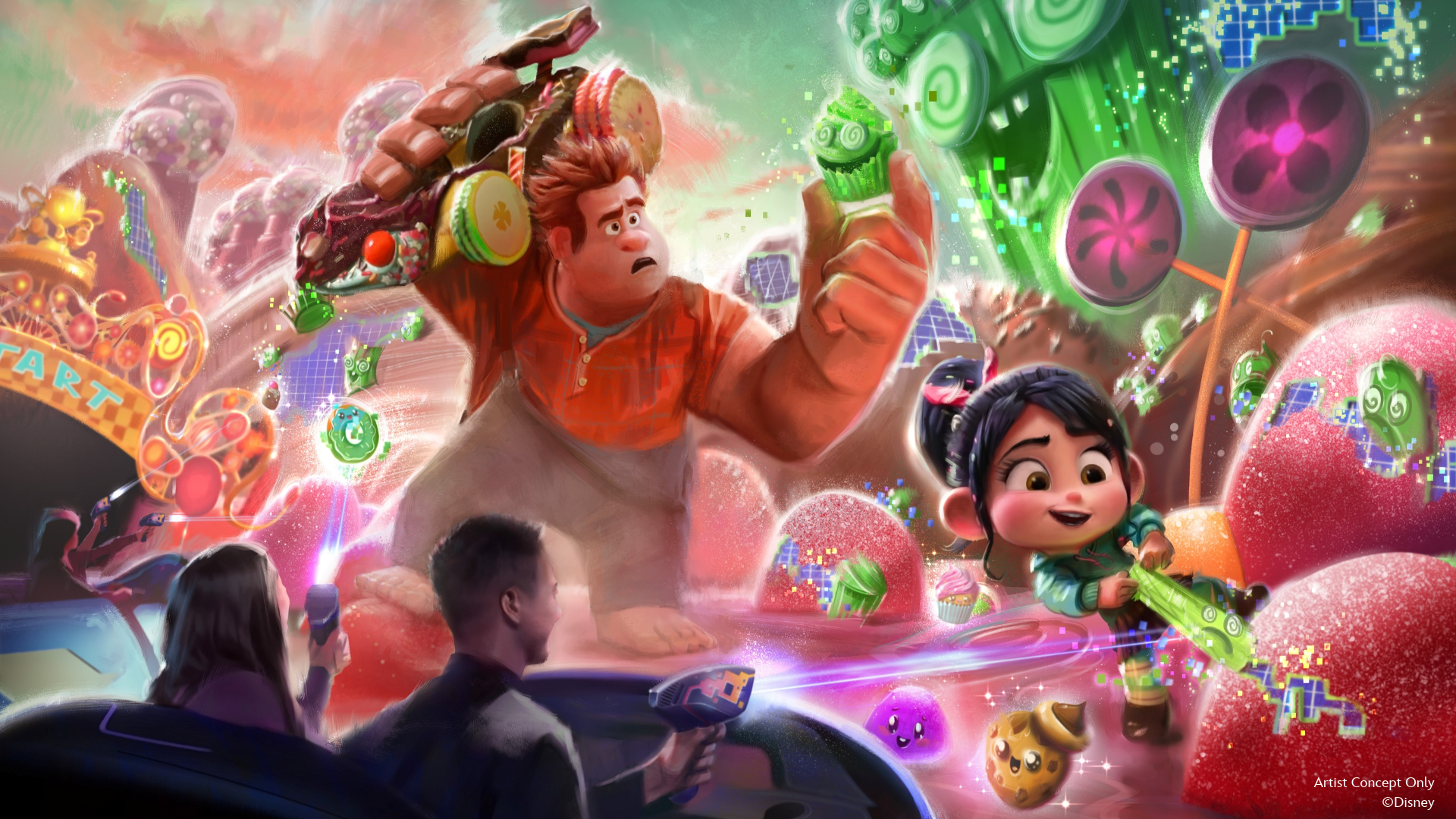 Wreck It Ralph Ride